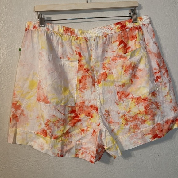 NWT Alpine Design Floral Camp 4” Shorts Pull-On Lightweight Red Yellow UPF30 XL - Picture 13 of 13